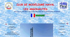 Desktop Screenshot of clubdesargonautes.fr