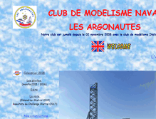 Tablet Screenshot of clubdesargonautes.fr